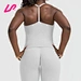 white square neck tank top